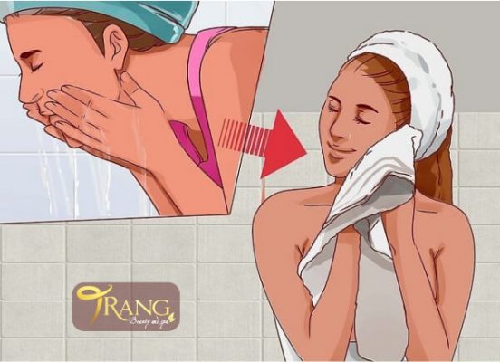 Cách rửa mặt sạch bằng khăn mặt