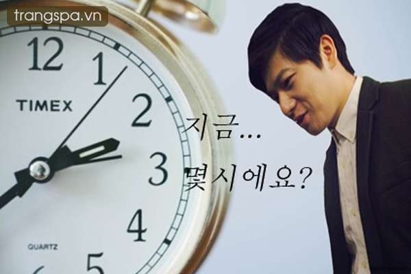 Hỏi mấy giờ tiếng Hàn